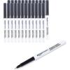 imageAmazon Basics Large Chisel Tip Permanent Markers Black 12PackBlack