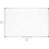 imageAmazon Basics Magnetic White Board with Pen Tray Dry Erase Board Aluminum Trim 354quot x 236quot60 cm x 90 cm