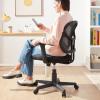 imageAmazon Basics Mesh MidBack AdjustableHeight 360Degree Swivel Office Desk Chair with Armrests Lumbar Support and Easy to Assemble Black
