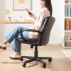 imageAmazon Basics Office Computer Task Desk Chair with Padded Armrests MidBack Adjustable 360 Swivel Rolling 275 Pound Capacity BIFMA Certified 242quotD x 24quotW x 348quotH Black Faux LeatherBlack