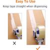 imageAmazon Basics Packaging Tape Dispenser Gun for 188Inch Wide Packing Tape3Inch Inner Paper CoreBlueWhite