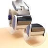 imageAmazon Basics Packaging Tape Dispenser Gun for 188Inch Wide Packing Tape3Inch Inner Paper CoreBlueWhite