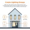 imageAmazon Basics Smart A19 LED Light Bulb Color Changing 60W Equivalent 800LM Works with Alexa Only 24 GHz WiFi No Hub Required 1PackColor Changing