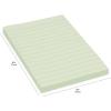 imageAmazon Basics Sticky Note Pads Lined 4x6 Rectangular Assorted Colors Pack of 5