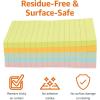 imageAmazon Basics Sticky Note Pads Lined 4x6 Rectangular Assorted Colors Pack of 5