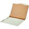 imageAmazon Basics Sturdy 10Pack Letter Size Pressboard Classification File Folders with Fasteners Dividers 2 Expansion  GreenGreen