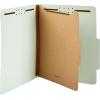 imageAmazon Basics Sturdy 10Pack Letter Size Pressboard Classification File Folders with Fasteners Dividers 2 Expansion  GreenGreen