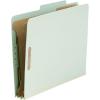 imageAmazon Basics Sturdy 10Pack Letter Size Pressboard Classification File Folders with Fasteners Dividers 2 Expansion  GreenGreen