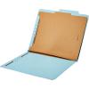 imageAmazon Basics Sturdy 10Pack Letter Size Pressboard Classification File Folders with Fasteners Dividers 2 Expansion  GreenLight Blue