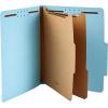 imageAmazon Basics Sturdy 10Pack Letter Size Pressboard Classification File Folders with Fasteners Dividers 2 Expansion  GreenLight Blue