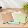 imageAmazon Basics Sturdy 10Pack Letter Size Pressboard Classification File Folders with Fasteners Dividers 2 Expansion  GreenLight Blue