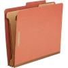 imageAmazon Basics Sturdy 10Pack Letter Size Pressboard Classification File Folders with Fasteners Dividers 2 Expansion  GreenRed