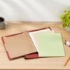 imageAmazon Basics Sturdy 10Pack Letter Size Pressboard Classification File Folders with Fasteners Dividers 2 Expansion  GreenRed