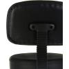 imageAmazonBasics MultiPurpose Adjustable Drafting Spa Bar Stool with Foot Rest and Wheels  Black