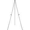 imageAmazon Basics Easel Display Stand Instant Floor Poster Lightweight Collapsible and Portable with Tripod Base Black Steel supports 5 pounds