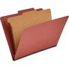 imageAmazon Basics Sturdy 10Pack Letter Size Pressboard Classification File Folders with Fasteners Dividers 2 Expansion  GreenRed
