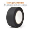 imageAmazon Basics No Residue NonReflective Gaffers Tape  2 Inch x 90 Feet BlackBlack