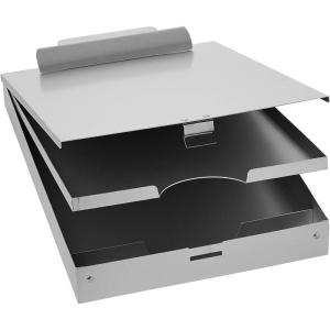 imageAmazon Basics Metal Clipboard with 2 Compartments and Interior 250 Sheet Paper Storage 1409 x 921 x 26 Inches letter size Silver10