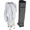 imageAmazon Basics 10 x 10 Pop Up Canopy Tent Outdoor Setup Includes Wheeled Carry Bag 8 Pegs 4 Ropes 4 Weighted Bags BlueWhite
