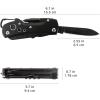 imageAmazon Basics 15in1 Stainless Steel Multitool Pocket Knife with Sheath BlackBlack