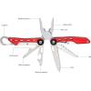 imageAmazon Basics 15in1 Stainless Steel Multitool Pocket Knife with Sheath BlackRed