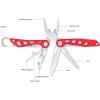 imageAmazon Basics 15in1 Stainless Steel Multitool Pocket Knife with Sheath BlackRed