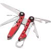 imageAmazon Basics 15in1 Stainless Steel Multitool Pocket Knife with Sheath BlackRed