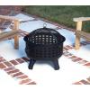 imageAmazon Basics 27 inch Steel Round Lattice Fire Pitblack