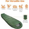 imageAmazon Basics Cold Weather Mummy Sleeping Bag Olive Green