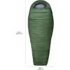 imageAmazon Basics Cold Weather Mummy Sleeping Bag Olive Green