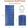 imageAmazon Basics Cold Weather Sleeping Bag Twin Blue