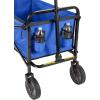 imageAmazon Basics Collapsible Folding Heavy Duty Utility Wagon for Outdoor Sports Camping Garden and Shopping BlackBlue