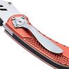 imageAmazon Basics Folding Utility Knife Lightweight Aluminum Body with Holster Light BlueRed