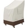 imageAmazon Basics Outdoor Patio StackableChair Cover BeigeTanBeigeTan
