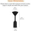 imageAmazon Basics Outdoor Round Stand Up Patio Heater Cover Black 36quotL X 36quotWX 95quotBlack