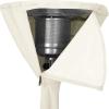 imageAmazon Basics Outdoor Round Stand Up Patio Heater Cover Black 36quotL X 36quotWX 95quotTan