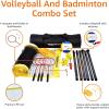 imageAmazon Basics Outdoor Volleyball and Badminton Combo Set