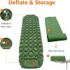 imageAmazon Basics Sleeping Pad BuiltIn Foot Pump Olive Green