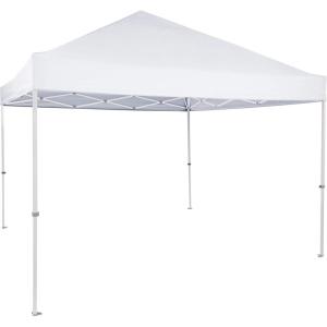 imageAmazon Basics 10 x 10 Pop Up Canopy Tent Outdoor Setup Includes Wheeled Carry Bag 8 Pegs 4 Ropes 4 Weighted Bags BlueWhite