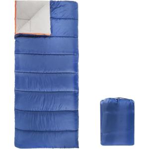 imageAmazon Basics Cold Weather Sleeping Bag Twin Blue