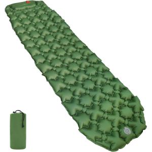 imageAmazon Basics Sleeping Pad BuiltIn Foot Pump Olive Green