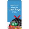 imageAmazon Basics Lawn ampamp Leaf Drawstring Trash Bags 39 Gallon 40 Count40 Count Pack of 1