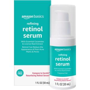 imageAmazon Basics Refining Retinol Serum 1 Fluid Ounce 1Pack