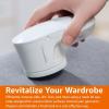 imageAmazon Basics Battery Operated Fabric Shaver Lint and Fuzz Remover with 2 Spare Blades  White