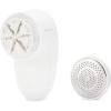 imageAmazon Basics Battery Operated Fabric Shaver Lint and Fuzz Remover with 2 Spare Blades  White