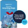 imageAmazon Basics Blue Recycling Trash Bags Unscented 13 Gallon 60 count Pack of 160 Count Pack of 2