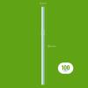 imageAmazon Basics Disposable Striped Plastic Flex Straws Assorted Colors 100 Count Large Pack
