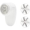 imageAmazon Basics Battery Operated Fabric Shaver Lint and Fuzz Remover with 2 Spare Blades  White