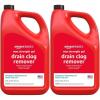 imageAmazon Basics Max Strength Gel Drain Clog Remover and Cleaner Unclogs Hair and Grease 80 Fl Oz Pack of 180 Fl Oz Pack of 2
