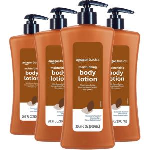 imageAmazon Basics Cocoa Butter Body Lotion Lightly scented 203 fl oz203 Fl Oz Pack of 4